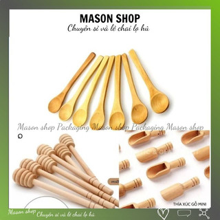 Cây Lấy/Que Khuấy Mật Ong Muỗng Gỗ Thìa Xúc Nhập Khẩu ° Sỉ Từ 50Pcs ° . Dụng Cụ Hỗ Trợ Múc Mật Ong Thực Phẩm Giá Sỉ Rẻ