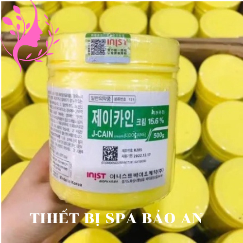 Ủ T ê,Kem Ủ T ê Hàn Quốc 15.6% 29.9% và J-Cain 10.56% Cream Hũ 500g Chính Hãng dùng Lăn Kim, đốt Mụn Thịt trong Spa