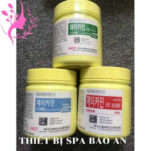Ủ T ê,Kem Ủ T ê Hàn Quốc 15.6% 29.9% và J-Cain 10.56% Cream Hũ 500g Chính Hãng dùng Lăn Kim, đốt Mụn Thịt trong Spa
