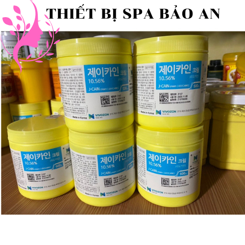 Ủ T ê,Kem Ủ T ê Hàn Quốc 15.6% 29.9% và J-Cain 10.56% Cream Hũ 500g Chính Hãng dùng Lăn Kim, đốt Mụn Thịt trong Spa