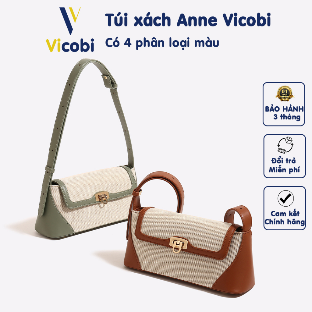 Túi xách nữ Vicobi V7 Anne, kiểu dáng cực sang rất phù hợp để dự tiệc, đi du lịch, cafe hay đi làm