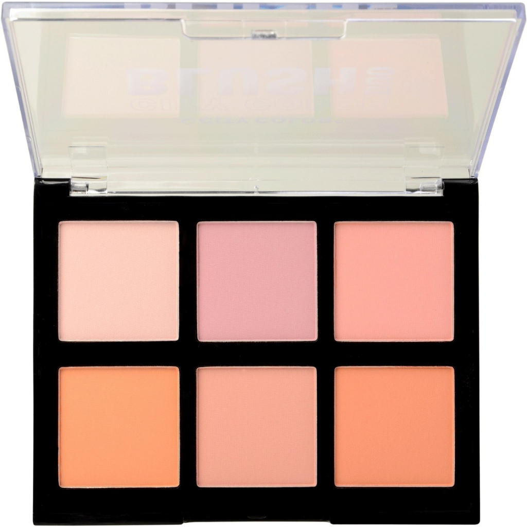 Bảng má hồng City Color 6 ô Blush Duo bám phấn siêu tự nhiên chính hãng