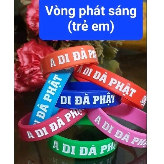 Vòng tay A Di Đà Phật phát sáng CHỮ