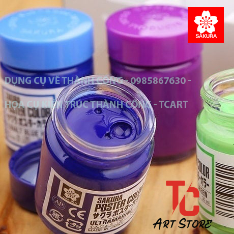 Màu Poster SAKURA 30ml - POSTER SAKURA Đủ Màu - Bán lẻ