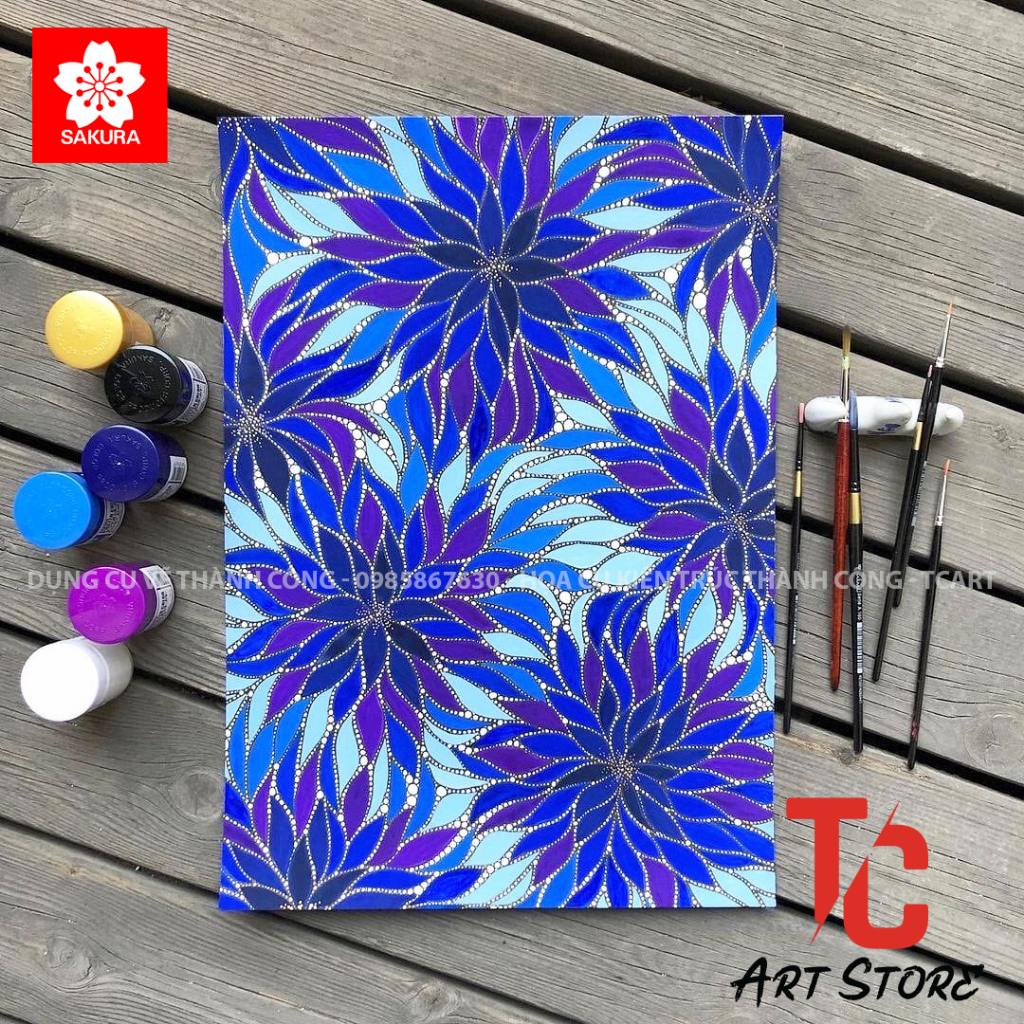 Màu Poster SAKURA 30ml - POSTER SAKURA Đủ Màu - Bán lẻ