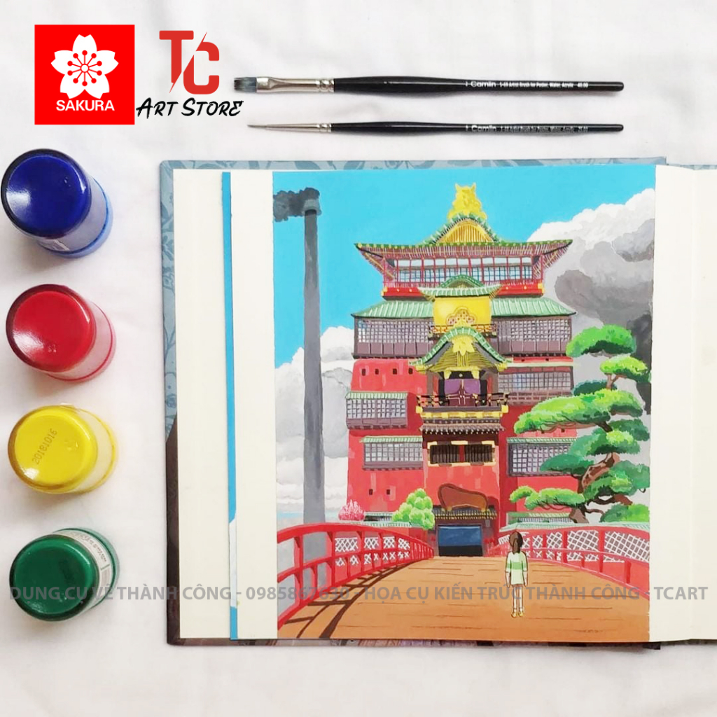 Màu Poster SAKURA 30ml - POSTER SAKURA Đủ Màu - Bán lẻ