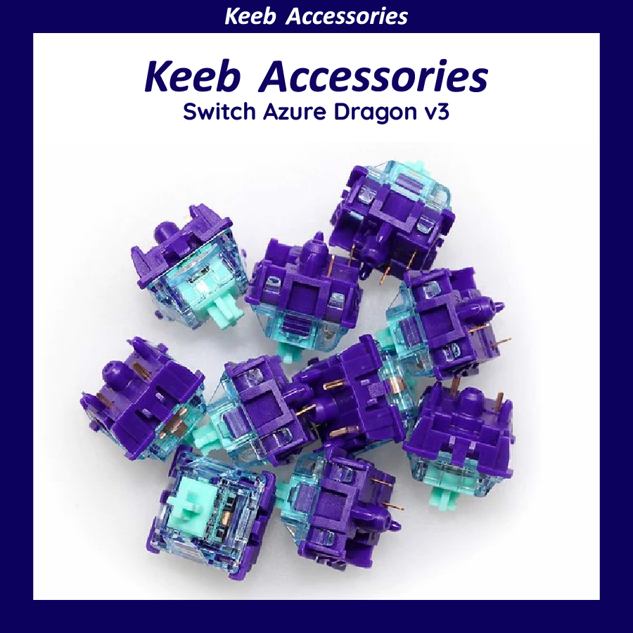 Switch Azure Dragon v3 | Công tắc bàn phím cơ | Keeb Accessories