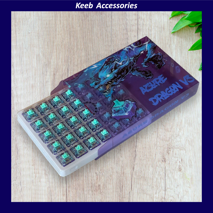 Switch Azure Dragon v3 | Công tắc bàn phím cơ | Keeb Accessories