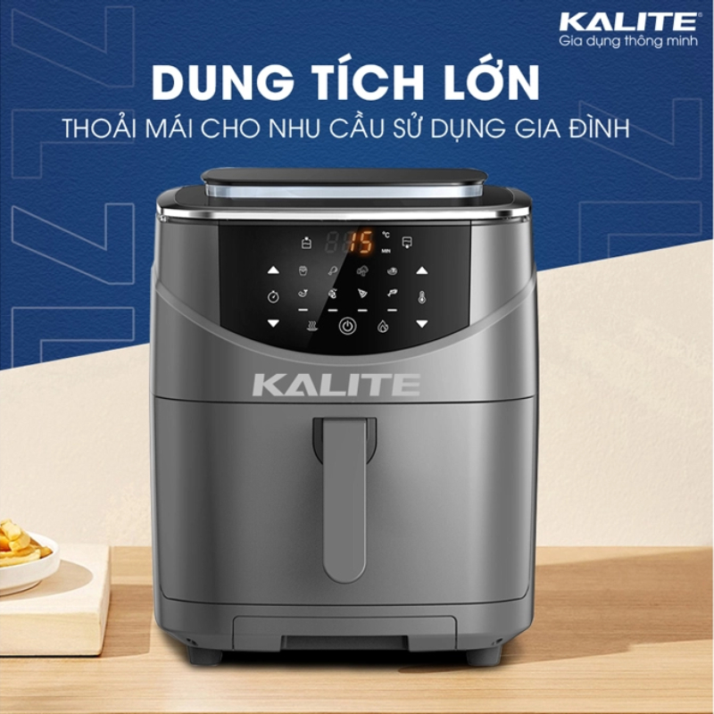 Nồi Chiên Hơi Nước Kalite Steam 7 GHM, Cảm Ứng, Dung Tích 7L,Hàng Chính Hãng, Bảo Hành 2 Năm