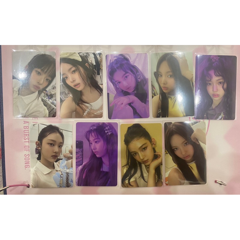 TÁCH LẺ BỘ ẢNH THẺ CARD PHOTOCARD NEWJEANS GET UP WEVERSE VER