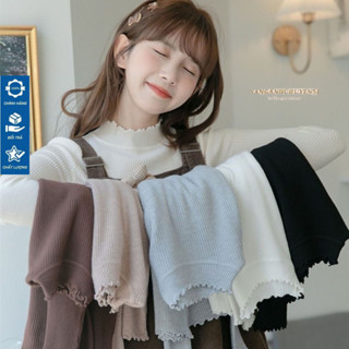 Áo Len Tăm Cổ 3 Phân Sóng Kiểu Thu Đông Tay Dài Giữ Nhiệt Hàng Qc Dễ Phối Đồ Dành Cho Nữ Phù Hợp Mặc Đi Chơi Nanganh