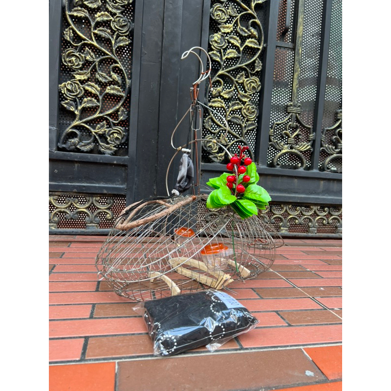 Lồng bẫy chào mào Sài Gòn tặng kèm phụ kiện