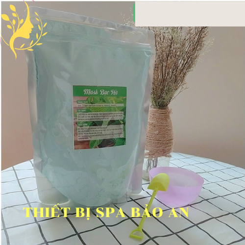 Mặt Nạ Bạc Hà,Mặt Nạ Dẻo Bạc Hà, Mặt Nạ Tuyết Đá Handmade Chăm Sóc Da Mặt Gói 1kg
