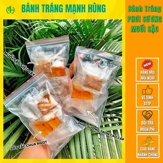 Bánh tráng phơi sương muối sặc mini - bánh tráng mạnh hùng