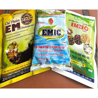 Men vi sinh Emzeo, Emic, EM khử mùi hôi phân cá, ủ đậu tương, rác thải sinh hoạt, rác nhà bếp và ủ phân bón hữu cơ