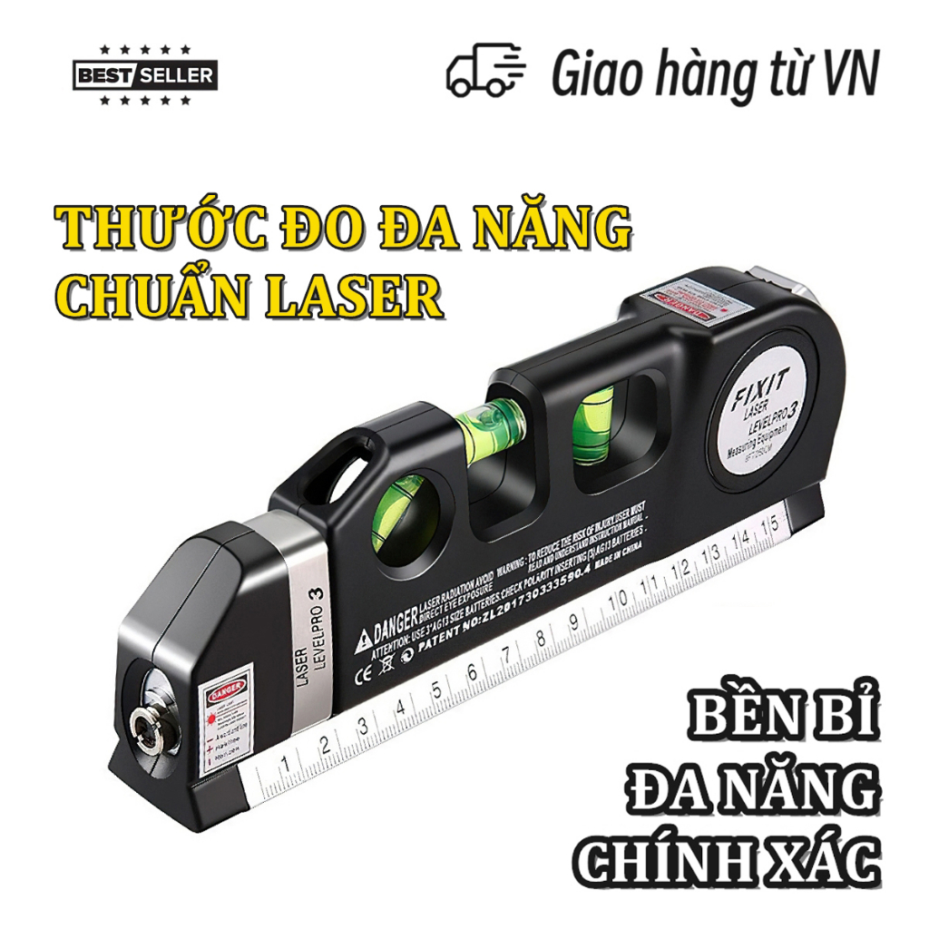 Thước đo Nivo Laze - thước đo đa năng laser
