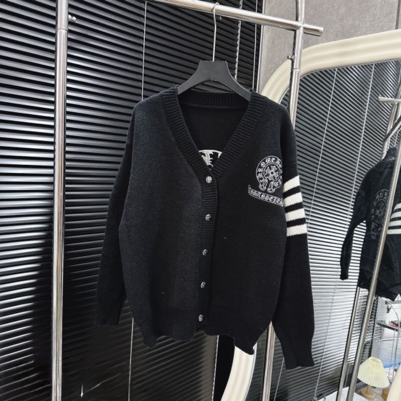 Áo Khoác Len Cardigan Thêu Chữ Thập CH Nhiều Màu