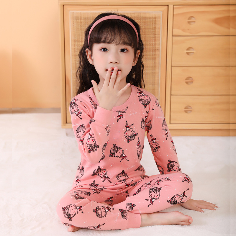 Bộ thu đông dài tay bé trai bé gái FAMBY đồ bộ ngủ giữ ấm cotton thu đông size cho bé 13-40kg