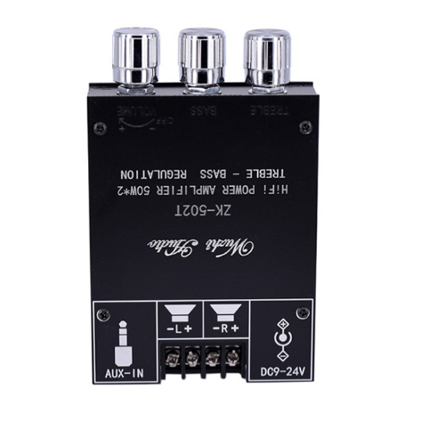 Bảng Mạch Khuếch Đại Âm Thanh ZK-502T Bluetooth 5.0 50W + 50W 2.0 AUX BT DC12-24V