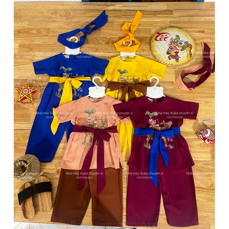 bà ba bé trai-set bống bống bang bang