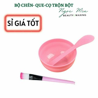 Bộ chén trộn bột đắp mặt nạ
