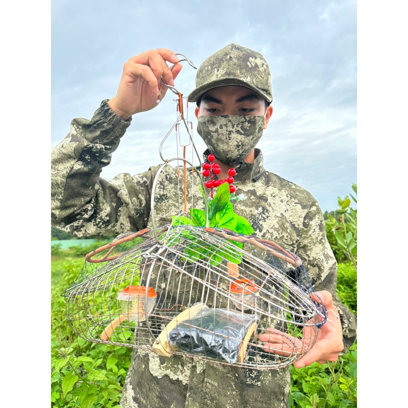 Lồng bẫy chào mào Sài Gòn tặng kèm phụ kiện