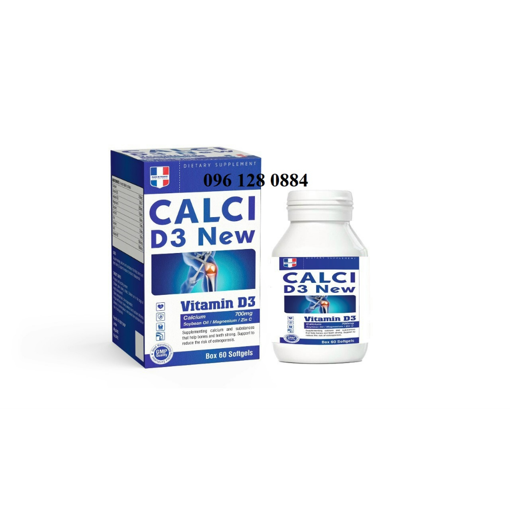 Viên Uống CALCL D3 New Hộp 60 Viên
