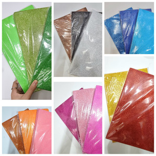 10 tờ xốp kim tuyên không keo - xốp nhũ kim tuyến