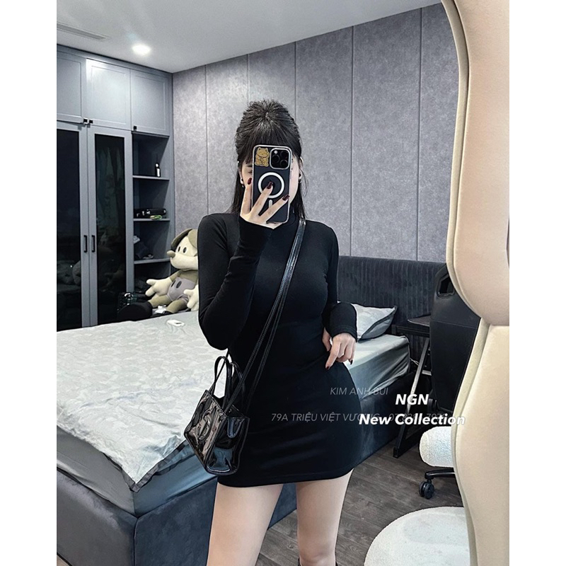 Váy ôm body chất zip