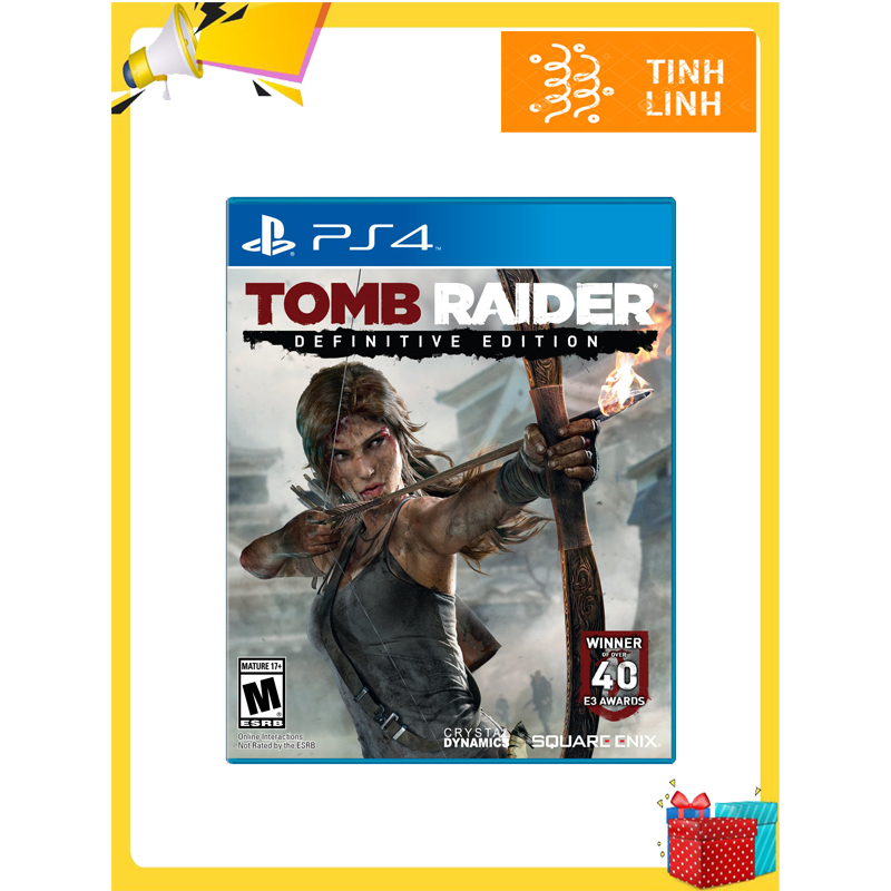 Đĩa Game PS4 Tomb Raider Definitive Edition