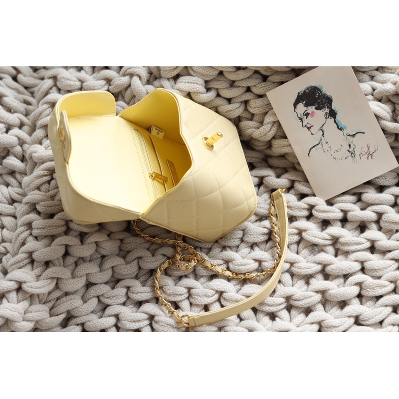 Túi xách nữ Cha.nel vanity S23 size 15cm fullbox