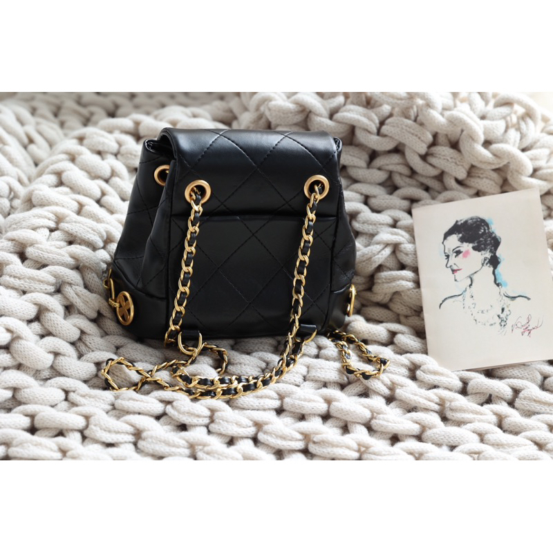 Balo nữ mini Cha.nel size 20cm fullbox nam châm