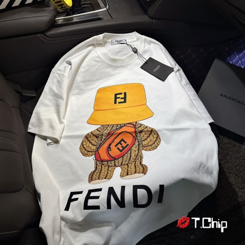 Áo phông gấu đội mũ hàng QC L1