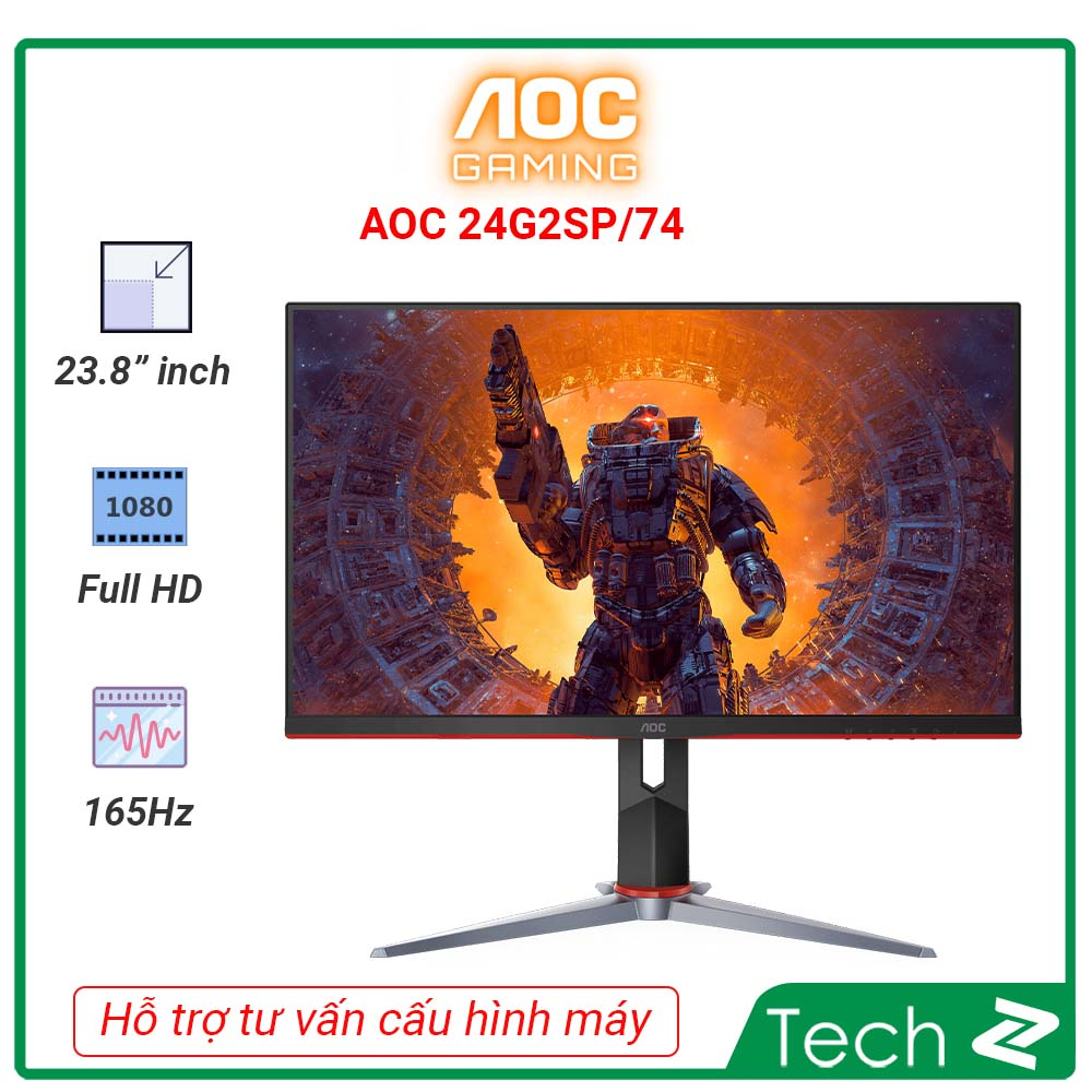 MÀN HÌNH GAMING AOC 24G2SP/74 (23.8 INCH/FHD/IPS/165HZ/1MS)