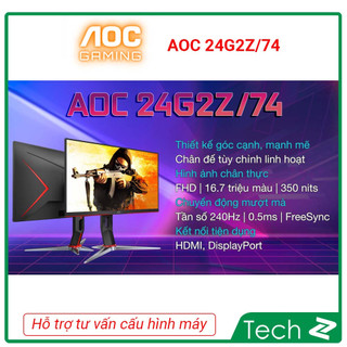 Màn hình Gaming  AOC 24G2Z/74 (23.8 inch/FHD/IPS/240Hz/0.5ms)