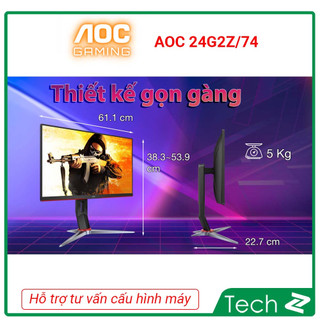Màn hình Gaming  AOC 24G2Z/74 (23.8 inch/FHD/IPS/240Hz/0.5ms)