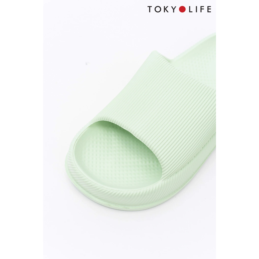 Dép nhựa TOKYOLIFE nam nữ quai ngang êm chân siêu nhẹ C8SLI106L