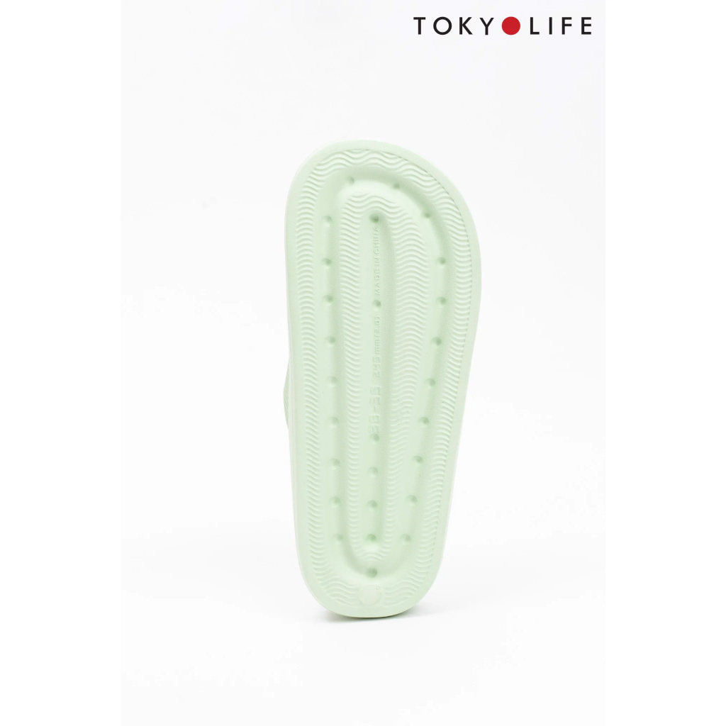 Dép nhựa TOKYOLIFE nam nữ quai ngang êm chân siêu nhẹ C8SLI106L