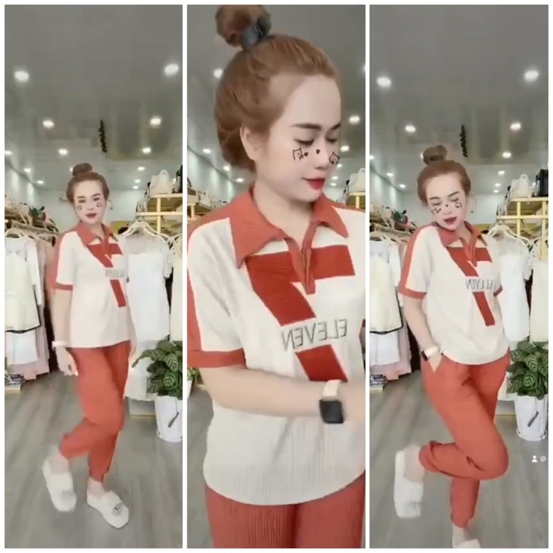 HCM _SET BỘ THUN XỐP QUẦN BO CHUN HÀNG QUẢNG CHÂU LOẠI 1 ĐẸP _ĐỒ BỘ NỮ MẶC NHÀ ĐI CHƠI , MẪU HOT TREND _XƯỞNG MAY THU LE
