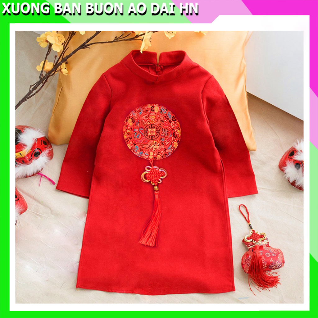 Áo Dài Bé Trai ,ao dai tet hang thiet ke op nguc