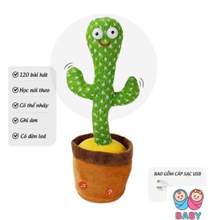 Cây Xương Rồng Nhảy Múa cho trẻ em 120 Bài Hát Có Đèn, Biết Nhại Giọng Nói Theo Vui Nhộn