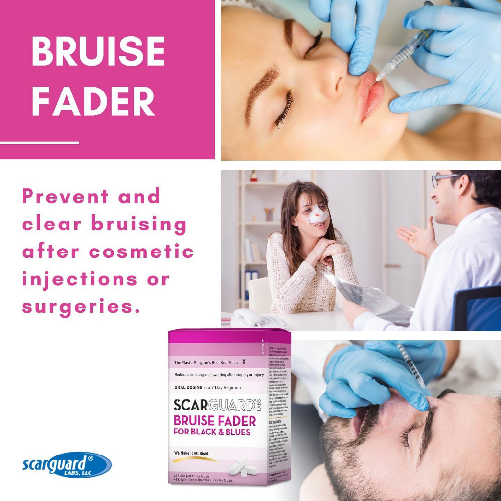 Làm Mờ Vết Bầm Tím, Xanh, Đen...do Chấn Thương & Phẫu Thuật Trên Da Scarguard Bruise Fader