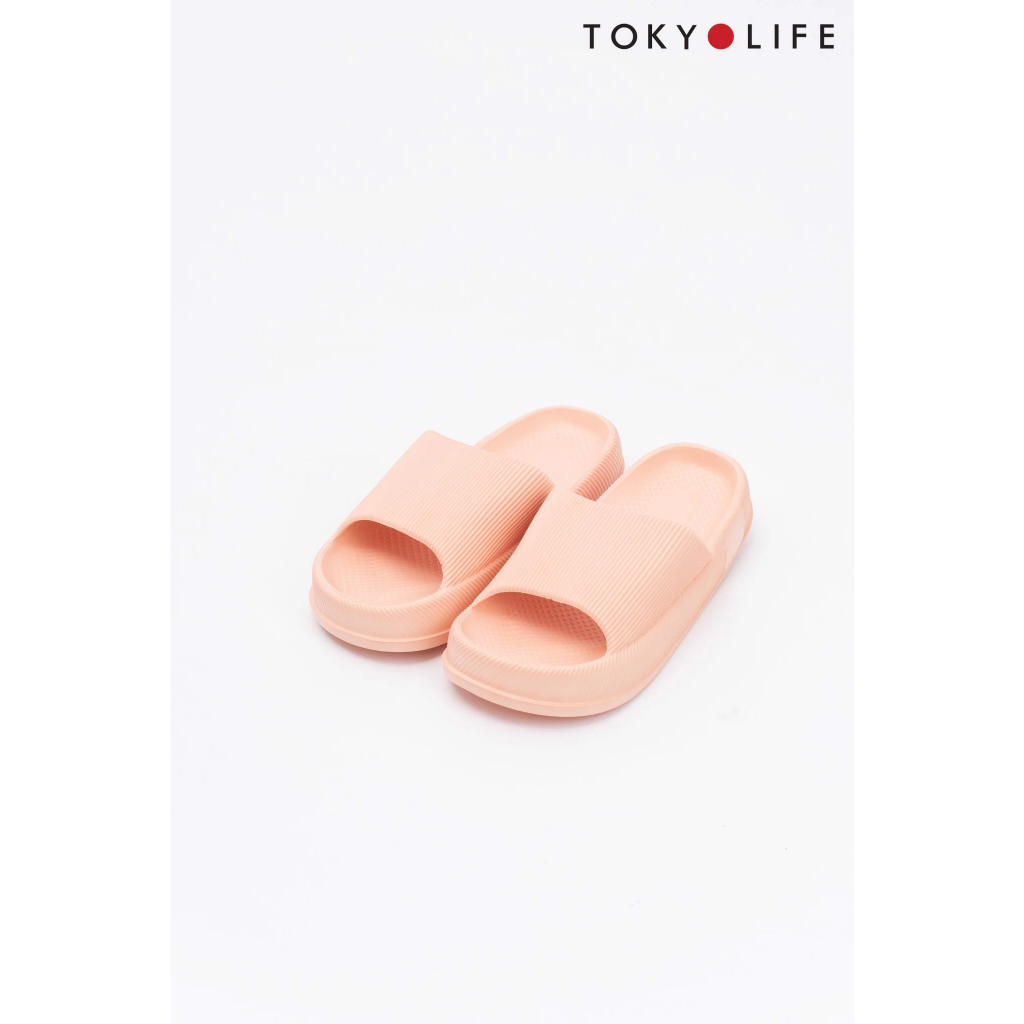 Dép nhựa TOKYOLIFE nam nữ quai ngang êm chân siêu nhẹ C8SLI106L
