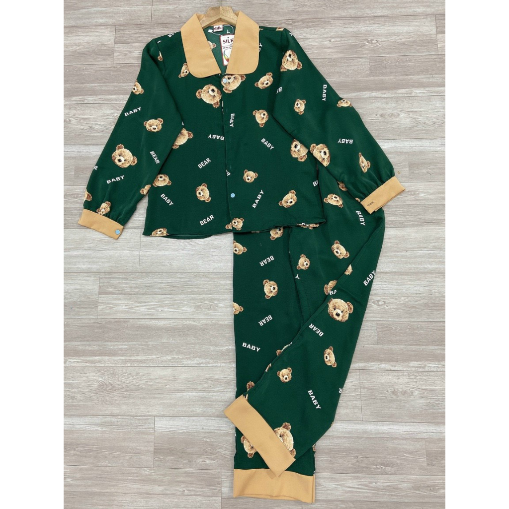 Bộ Pyjama Dài Tay - Giấc Ngủ Mềm Mại và Phong Cách Tươi Sáng - BNL34