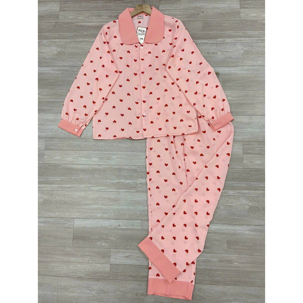 Bộ Pyjama Dài Tay - Giấc Ngủ Mềm Mại và Phong Cách Tươi Sáng - BNL34