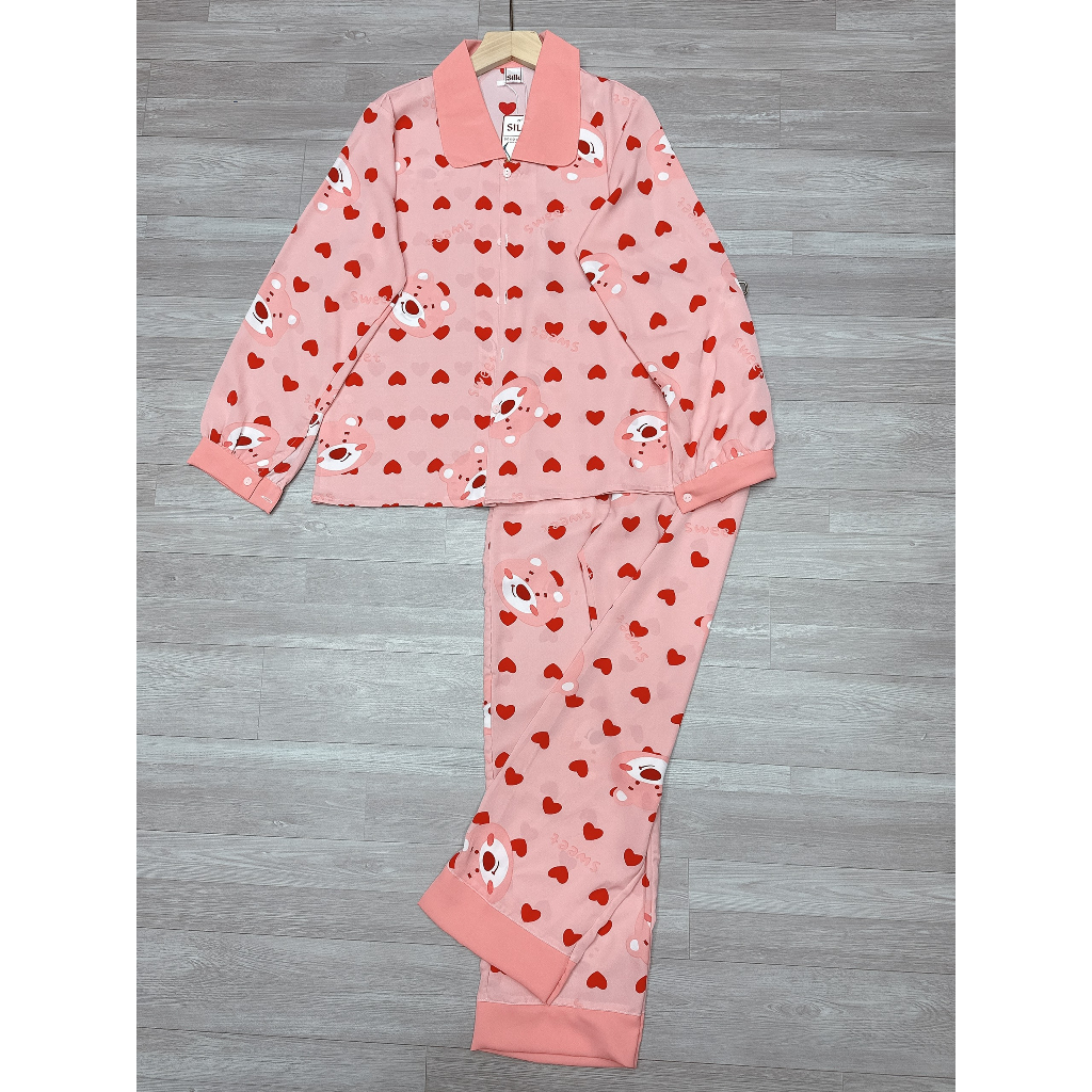Bộ Pyjama Dài Tay - Giấc Ngủ Mềm Mại và Phong Cách Tươi Sáng - BNL34