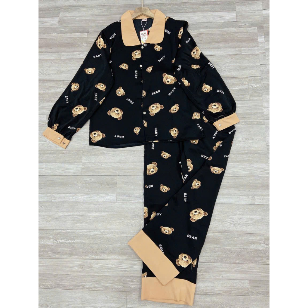 Bộ Pyjama Dài Tay - Giấc Ngủ Mềm Mại và Phong Cách Tươi Sáng - BNL34