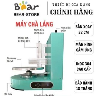 Máy chà láng bánh kem, bánh sinh nhật, hỗ trợ làm bánh, Inox 304 cao cấp, Điều khiển thông minh, bền bỉ.