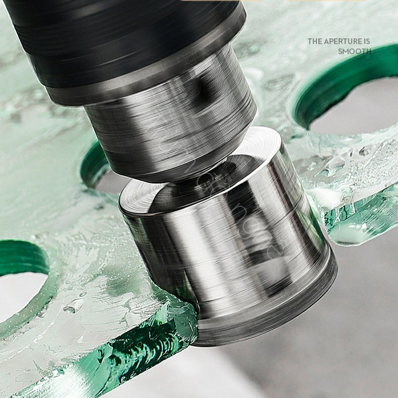 Mũi khoan đa năng me kim cương khoan khoét lỗ tròn kính kiếng gạch men đá cứng bê tông gốm sứ 35mm đến 80mm