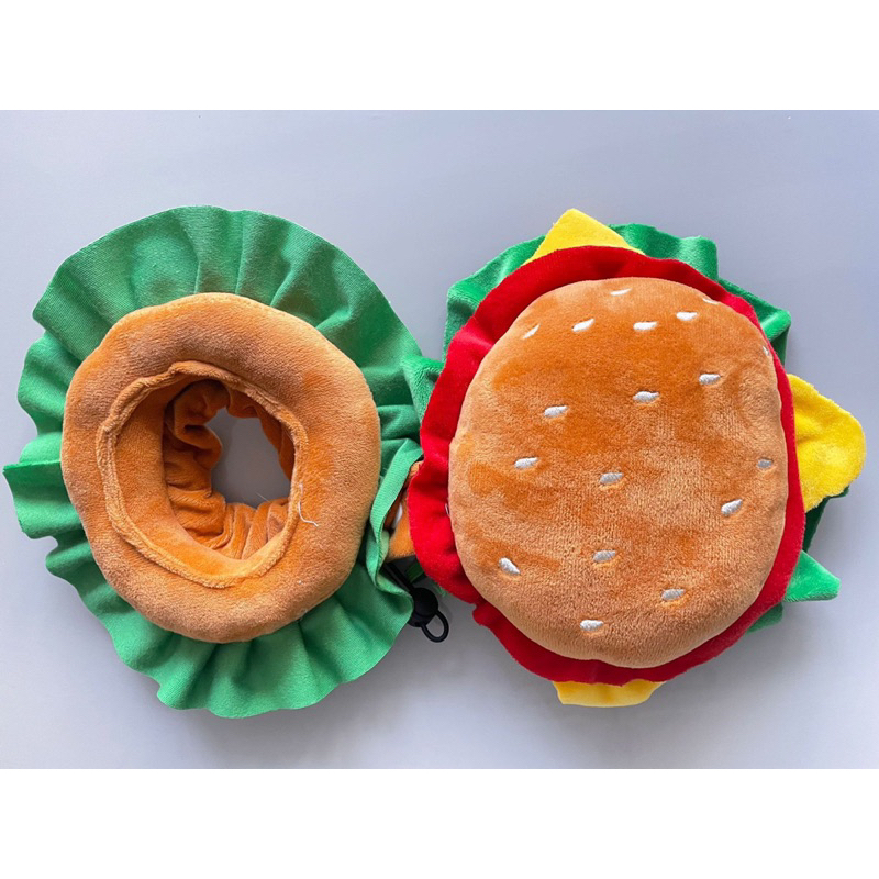 Mũ đội đầu cosplay Nhà của Ú Hình Bánh Hamburger Hoạt Hình Vui Nhộn Cho Thú Cưng Chó Mèo